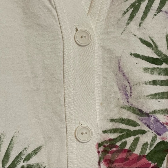 Frillz Floral Hand Painted Artsy Cardigan - Picture 7 of 10